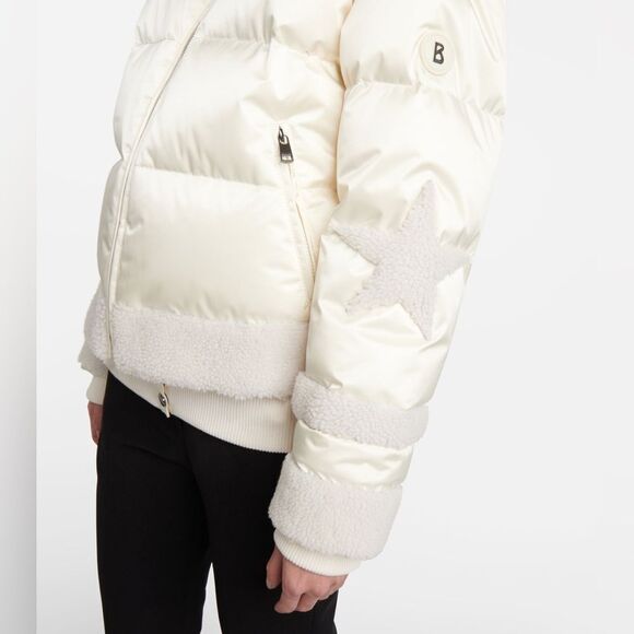 BOGNER Mia shearling-trimmed down ski jacket Women’s US 4 - Picture 5 of 16